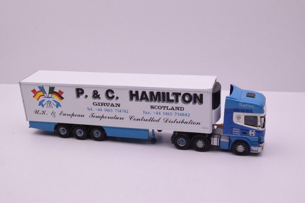 Scania124  ''  P.C. Hamilton - Gervan Scotland ''  Corgi, Ophalen of Verzenden, Zo goed als nieuw, Bus of Vrachtwagen, Corgi