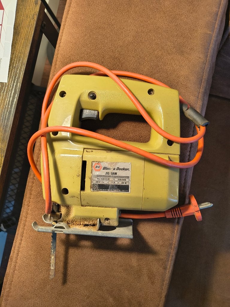 Decoupeerzaag Black & Decker antiek, Ophalen, Gebruikt, Decoupeerzaag, Black & Decker