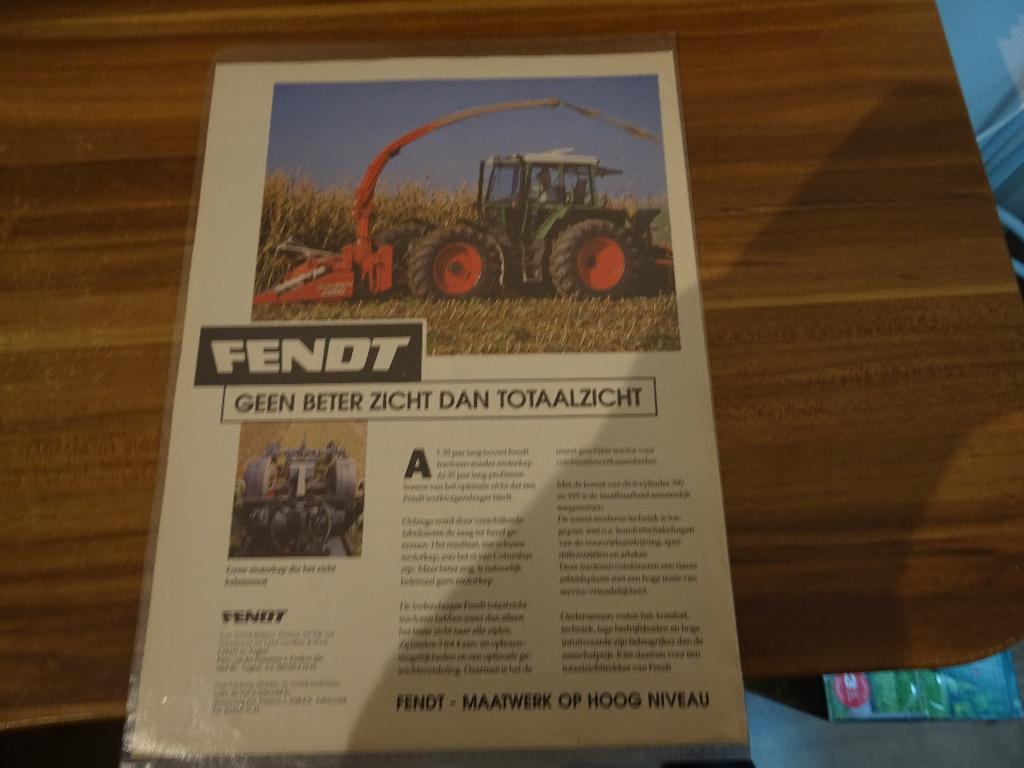 Twee advertenties van fendt uit de boerderij, Ophalen of Verzenden, Nieuw, Folder