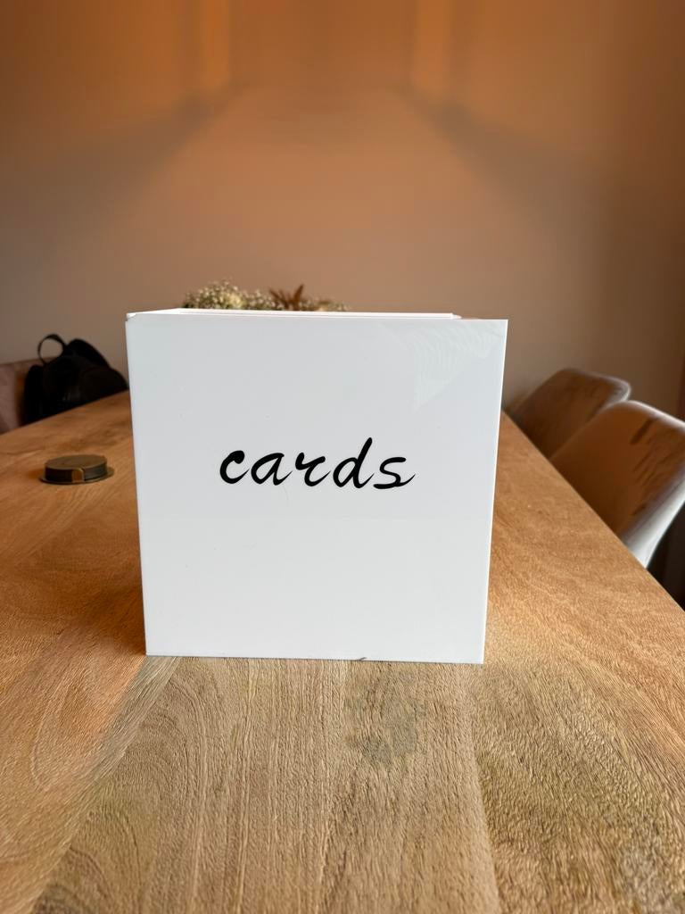 Enveloppen doos - cards bruiloft, Eén persoon, Cadeaubon