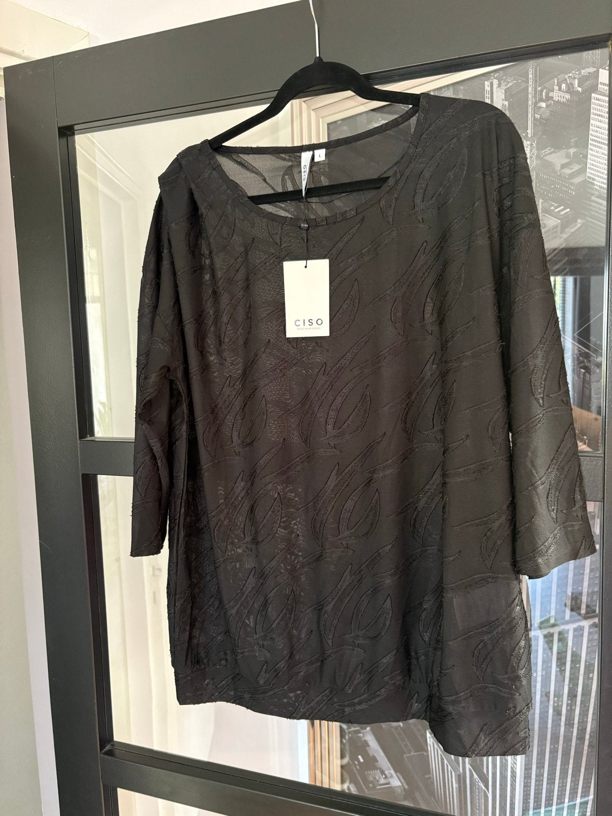 Ciso top, maat L (44/46) - Nieuw met kaartje, Kleding | Dames, Zwart, Maat 42/44 (L), Nieuw, Ophalen of Verzenden