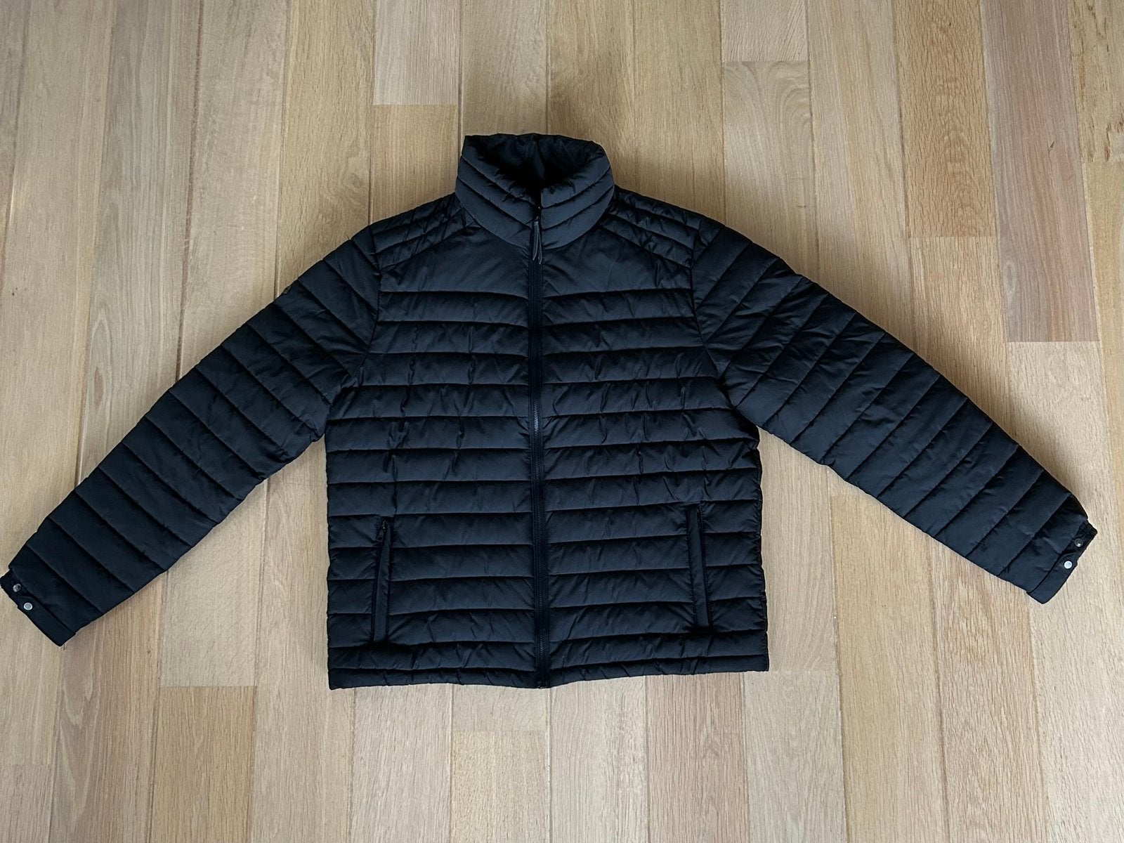 Zwarte heren Superdry winterjas maat xxl, Kleding | Heren, Ophalen of Verzenden, Zo goed als nieuw, Overige maten, Zwart