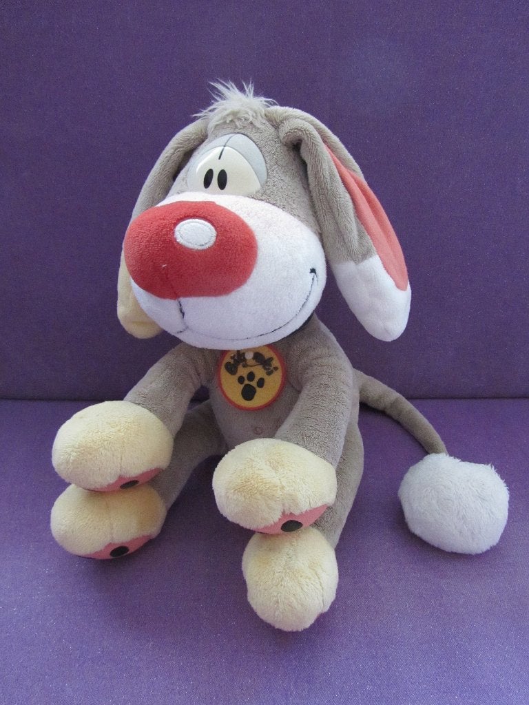 BERENTOYS Knuffel HOND BIBOMBI25 CM ZITTEND **Nieuw**, Overige merken, Nieuw, Met label, Middelgroot (20 tot 80 cm)