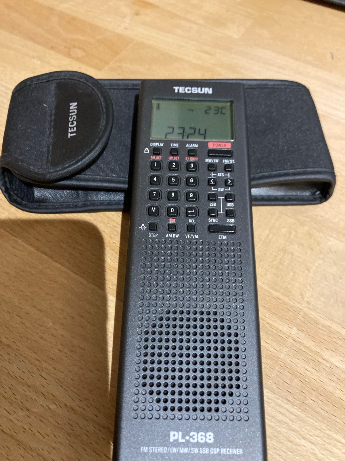 Tecsun PL-368, een draagbare PLL DSP wereldontvanger, Audio, Tv en Foto, Radio's, Ophalen of Verzenden, Zo goed als nieuw, Wereldontvanger