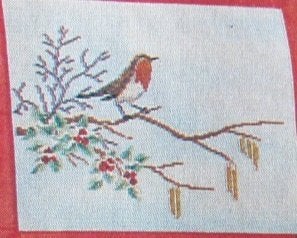 Borduurpatroon  Roodborstje  nr 99 1 88, Verzenden, Nieuw, Handborduren, Patroon