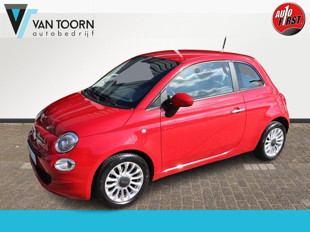 Fiat 500 0.9 TwinAir Turbo Popstar. Goed onderhouden., Stof, Origineel Nederlands, 26 km/l, Particulier