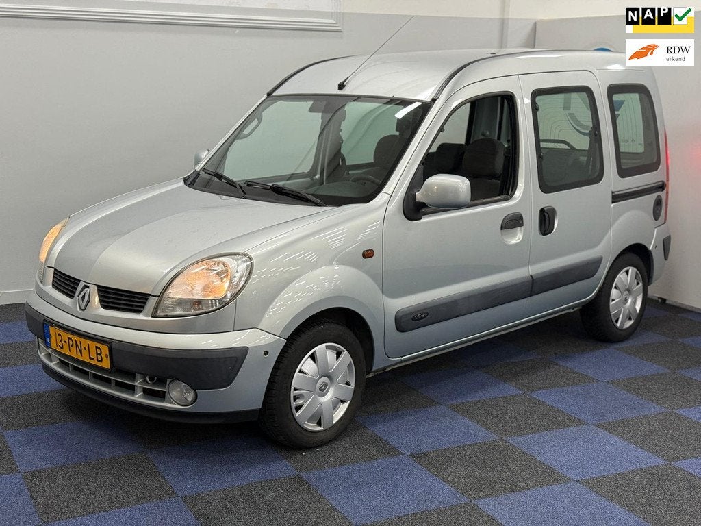 Renault Kangoo 1.6-16V Privilège / AUTOMAAT / MULTIEZITTER, Gebruikt, 1095 kg, 49 €/maand, Origineel Nederlands