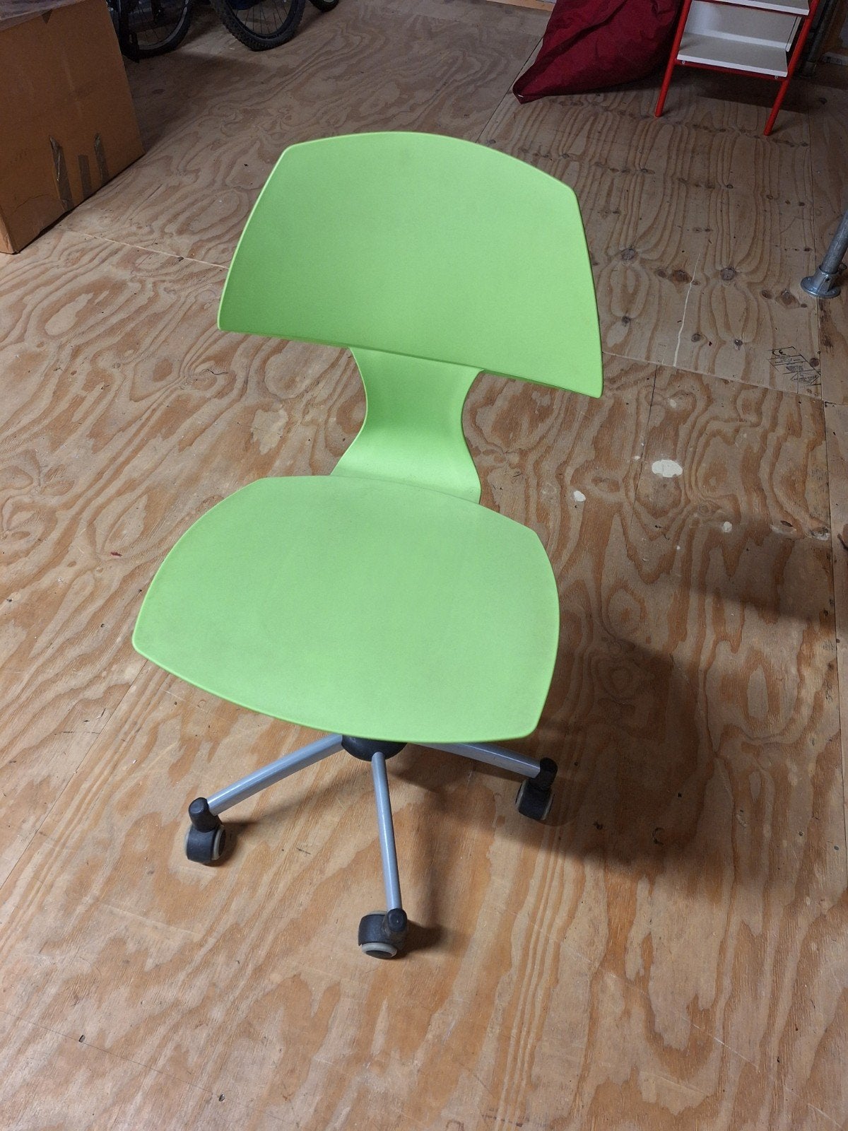 Groene bureaustoel, Ophalen, Gebruikt, Bureaustoel, Groen