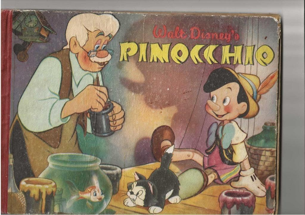 Disney, Walt Pinocchio. compleet met alle plaatjes, Ophalen of Verzenden, Gelezen