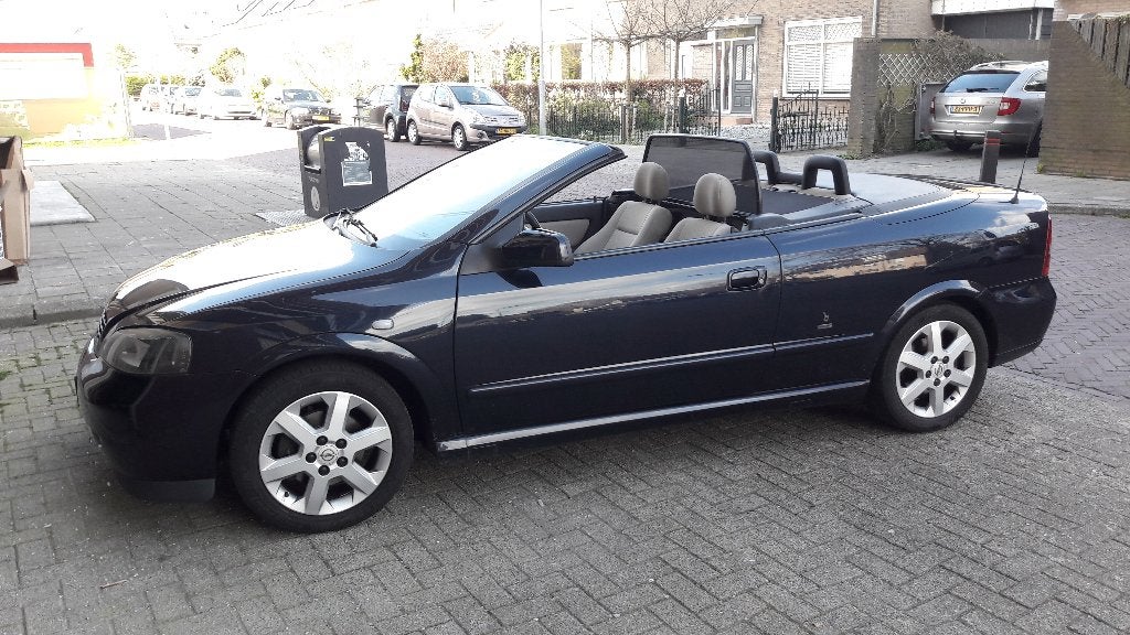 Opel Astra 1.8 16V Cabrio heerlijke zomer auto...., 1280 kg, Beige, 4 cilinders, Cabriolet