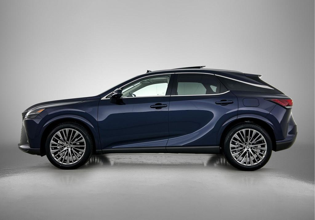 Lexus RX 450h+ Plug-in Hybrid President Line Mark Levinson |, Automaat, Adaptive Cruise Control, 4 cilinders, Blauw