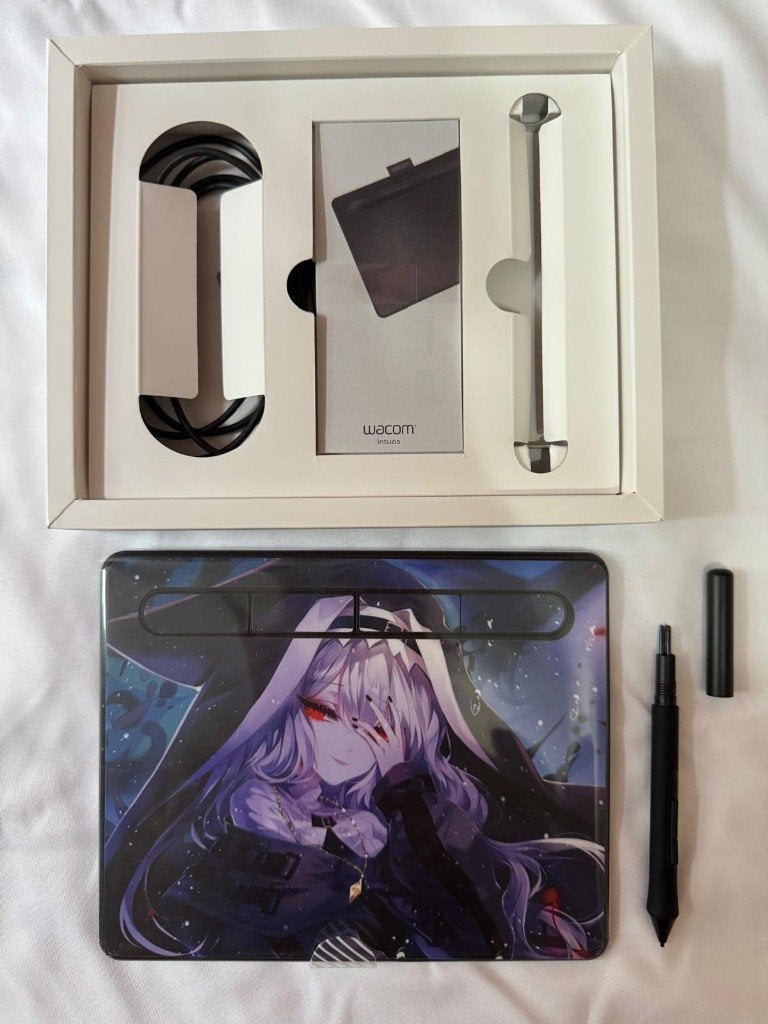 Wacom Intuos S CTL-4100 + Foxbox cover - compleet - osu!, Computers en Software, Ophalen of Verzenden, Zo goed als nieuw, Bedraad