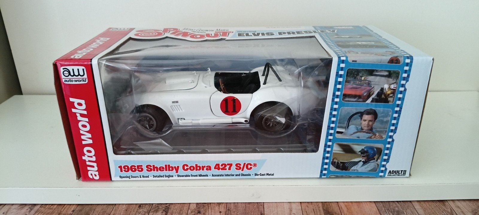 Shelby Cobra 427 SC 1965.Elvis Presley. Autoworld, Ophalen of Verzenden, Nieuw, Auto, Overige merken