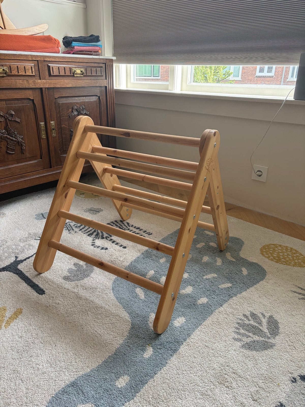 Hola bb Pikler Klimrek - Houten Speeltoestel voor Kinderen, Kinderen en Baby's, Ophalen, Zo goed als nieuw, Jongen of Meisje