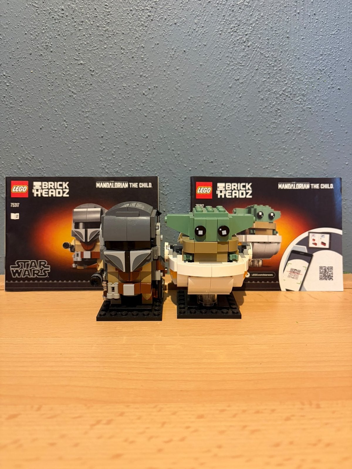 LEGO BrickHeadz Star Wars The Mandalorian & The Child 75317, Kinderen en Baby's, BrickHeadz, Lego, Ophalen of Verzenden, Zo goed als nieuw