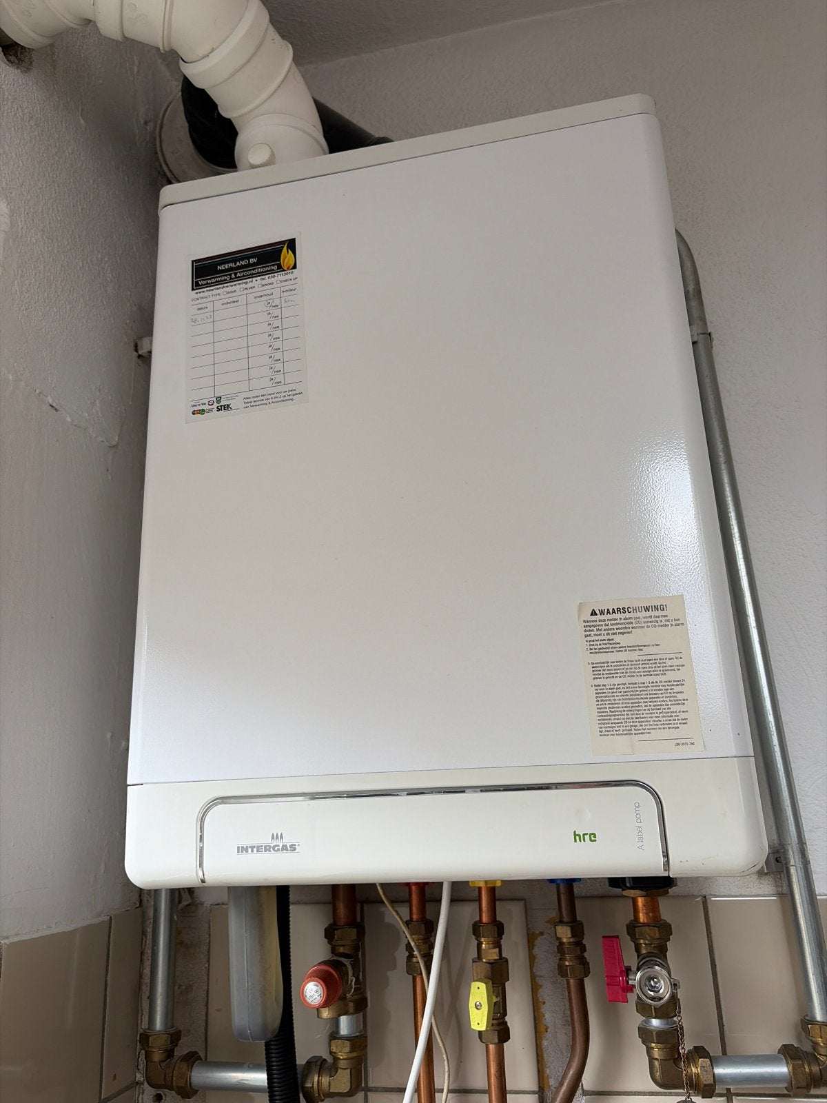 Intergas HRE CV-ketel, Ophalen, 30 tot 80 cm, Gebruikt, Cv-ketel of Combi-ketel