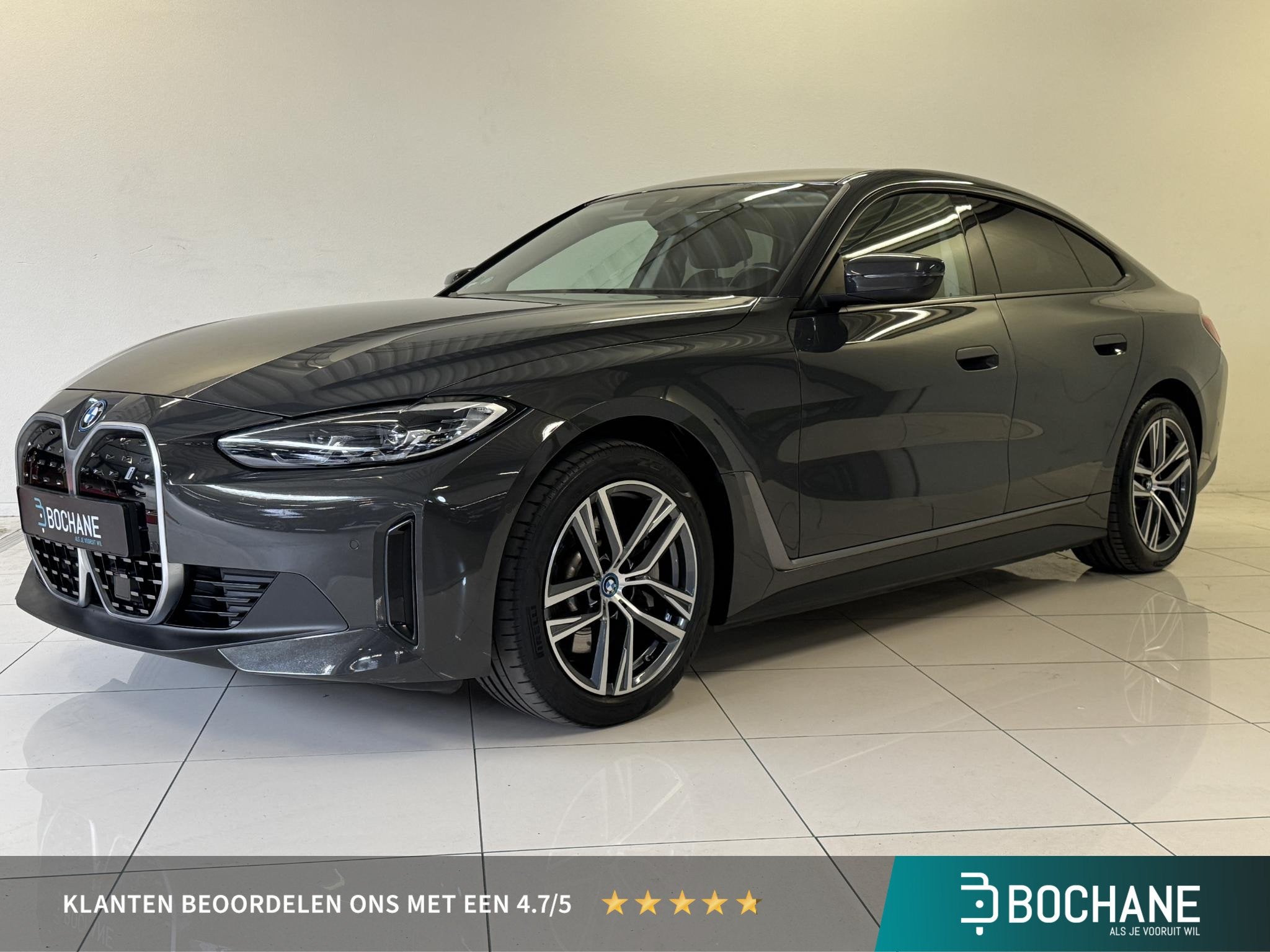 BMW i4 eDrive40 84 kWh | Navi | Camera | Carplay | soH 94%, Achterwielaandrijving, Met garantie (alle), Leder en Stof, 340 pk