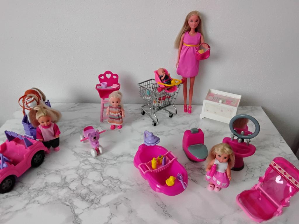 Meubeltjes Huis Poppen Barbie Evi Steffi Baby Accessoires, Kinderen en Baby's, Speelgoed | Poppen, Ophalen of Verzenden, Gebruikt