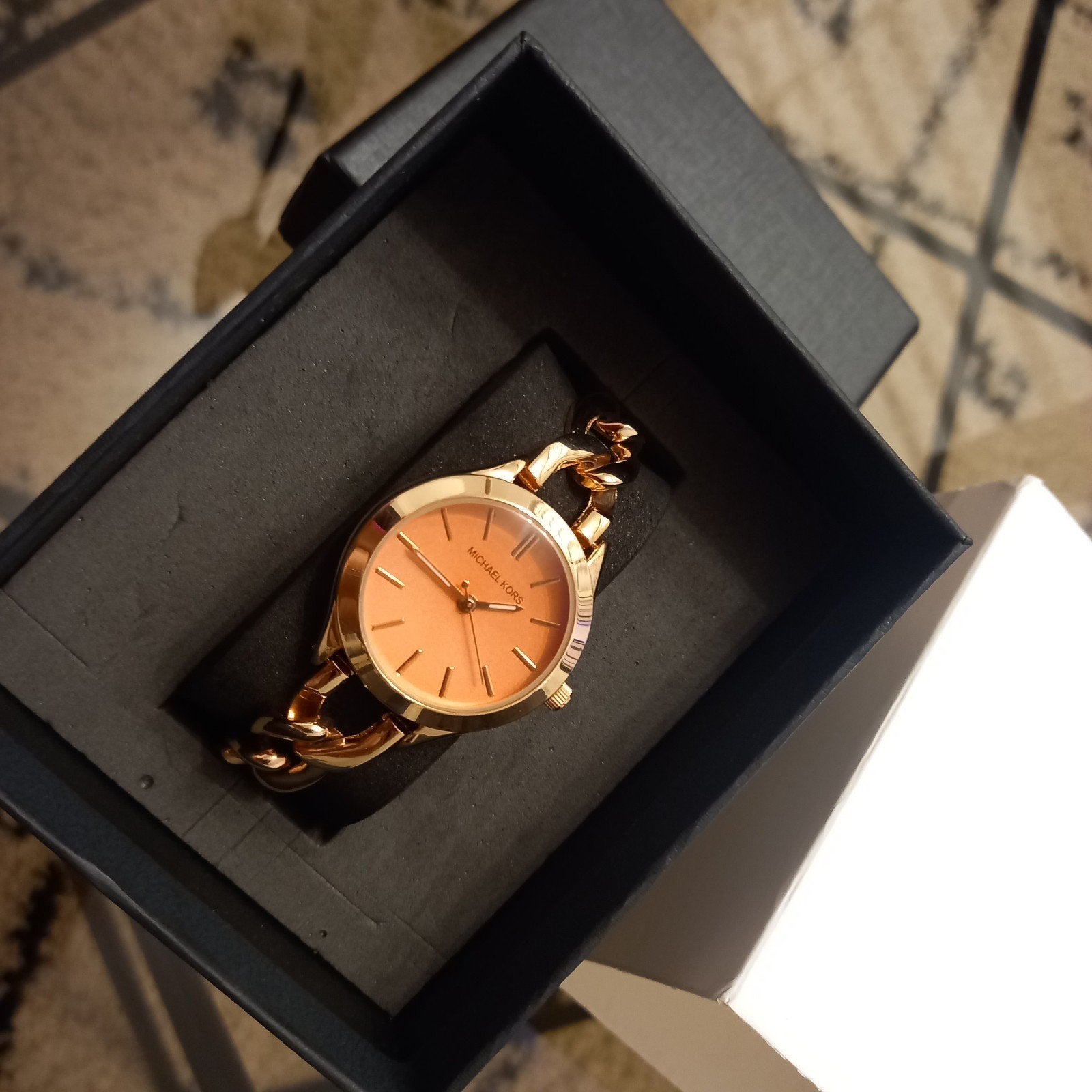 Michael Kors Watch, Ophalen, Zo goed als nieuw, Staal, Overige merken