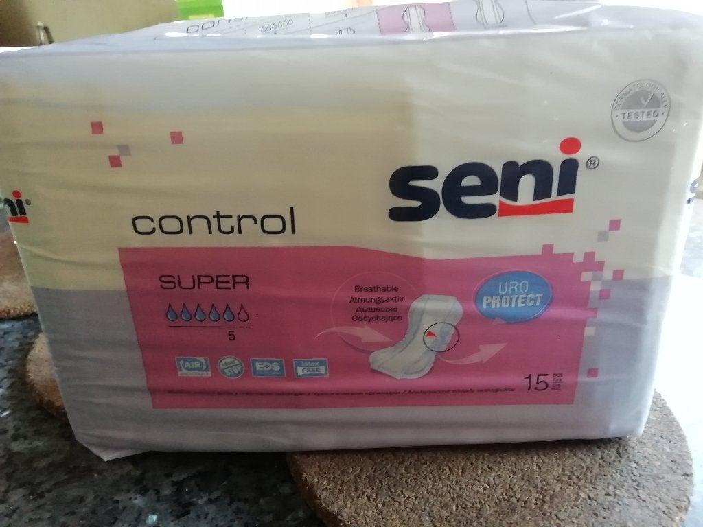 Seni Control Super incontinentie inlegger 15 st p pak € 2,-, Ophalen of Verzenden, Nieuw