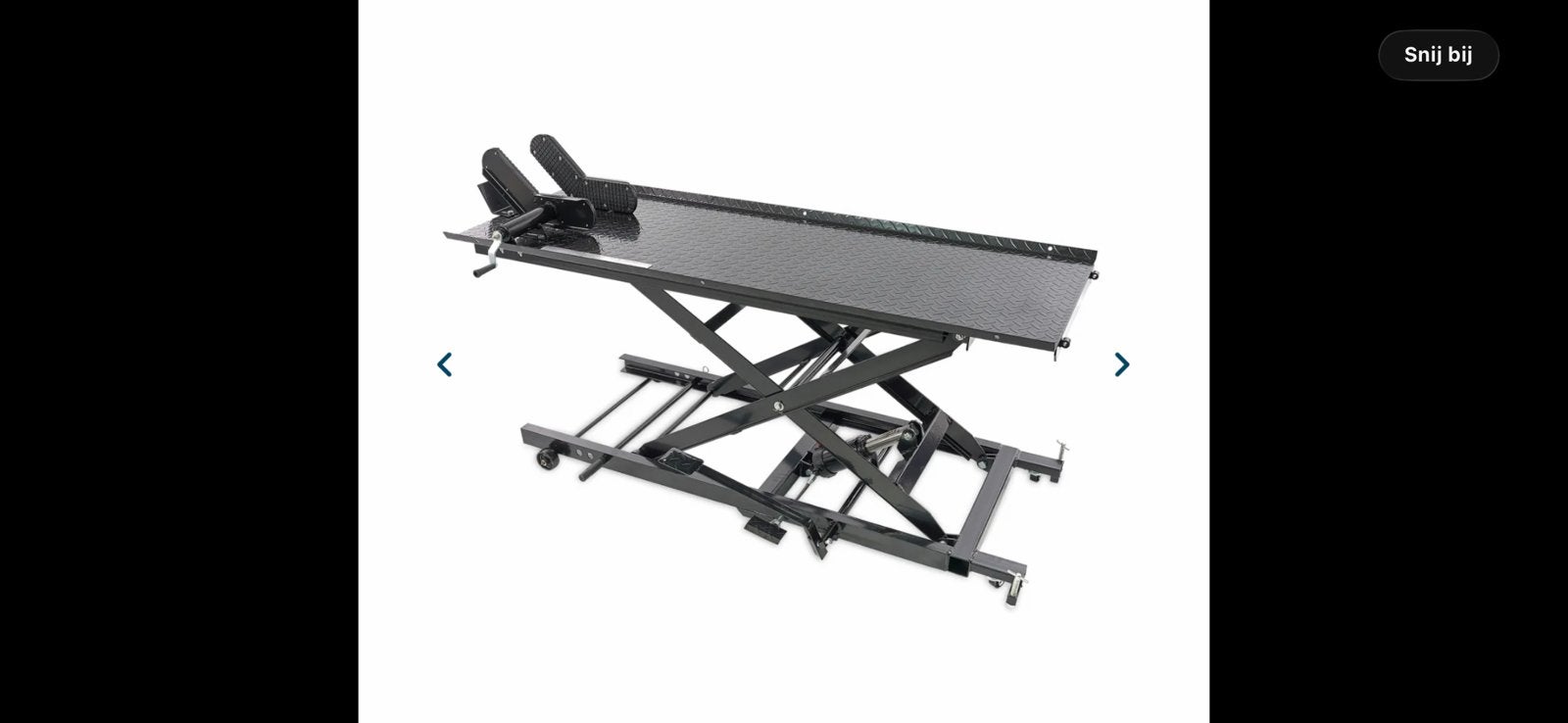Scooter / Fatbike Brug - Handige Werkbank motorheftafel, Ophalen of Verzenden, Gebruikt