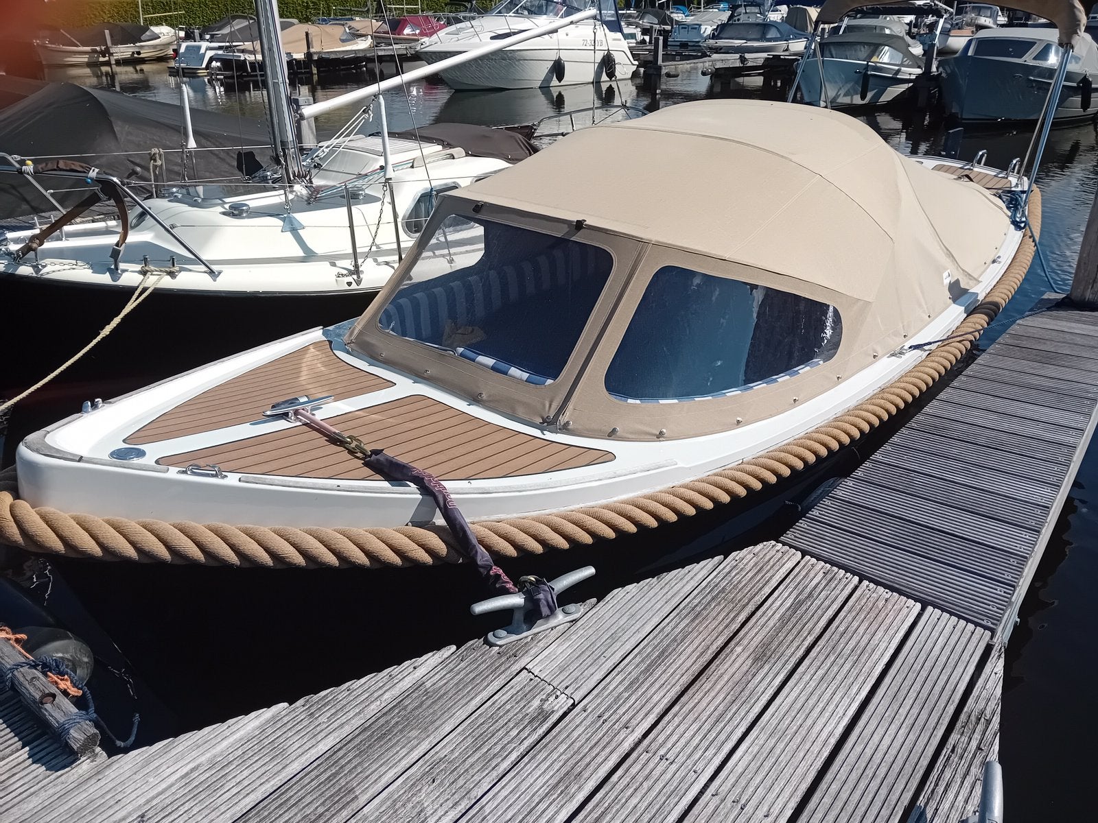 Rembrandt 650 sloep, keurig en vaarklaar, compleet, Ophalen, Binnenboordmotor, Diesel, Zo goed als nieuw
