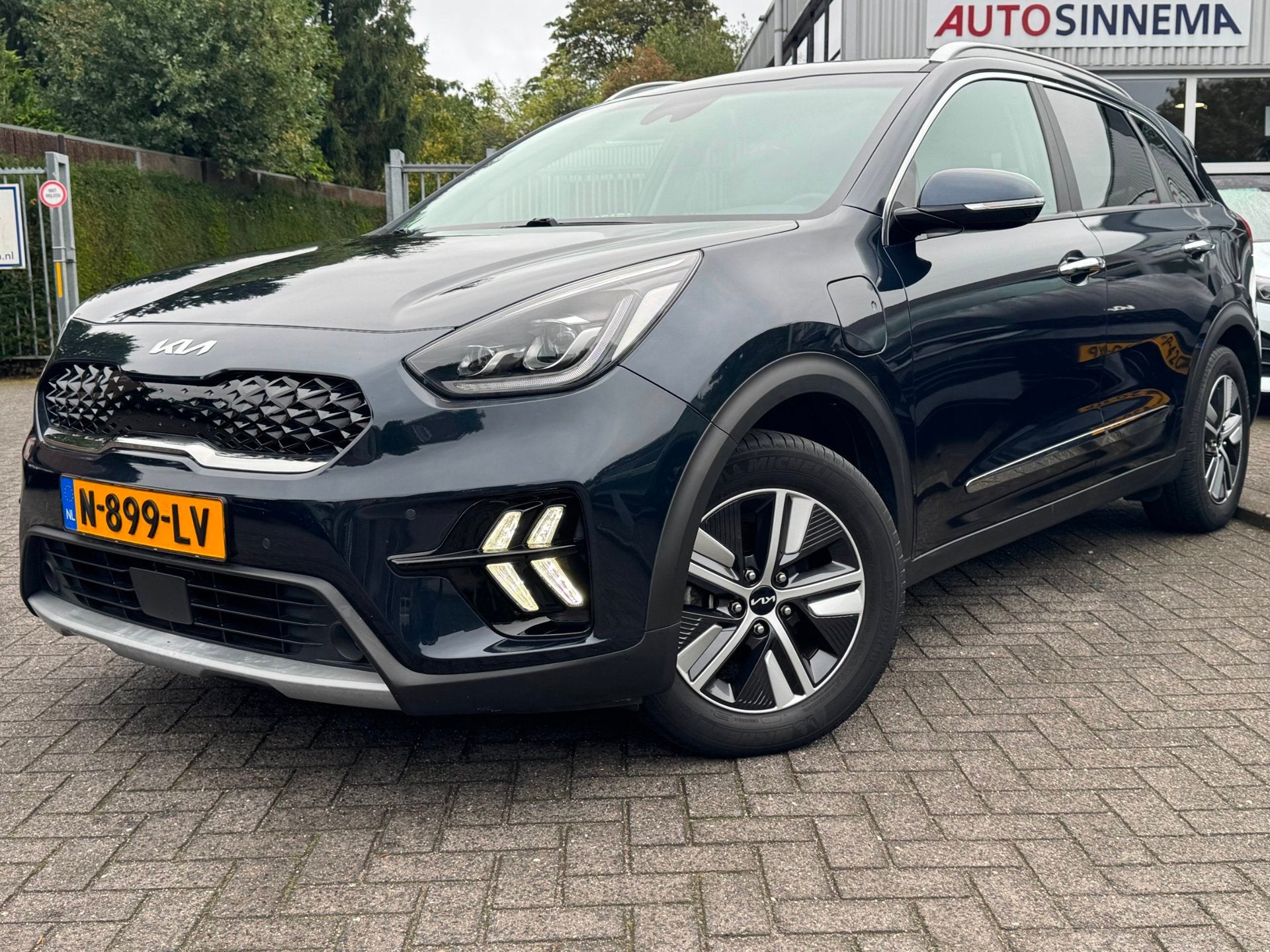 Kia Niro 1.6 GDi PHEV DynamicPlusLine | Trekhaak | 1e eigena, Auto's, 8 kWh, Gebruikt, Euro 6, Blauw