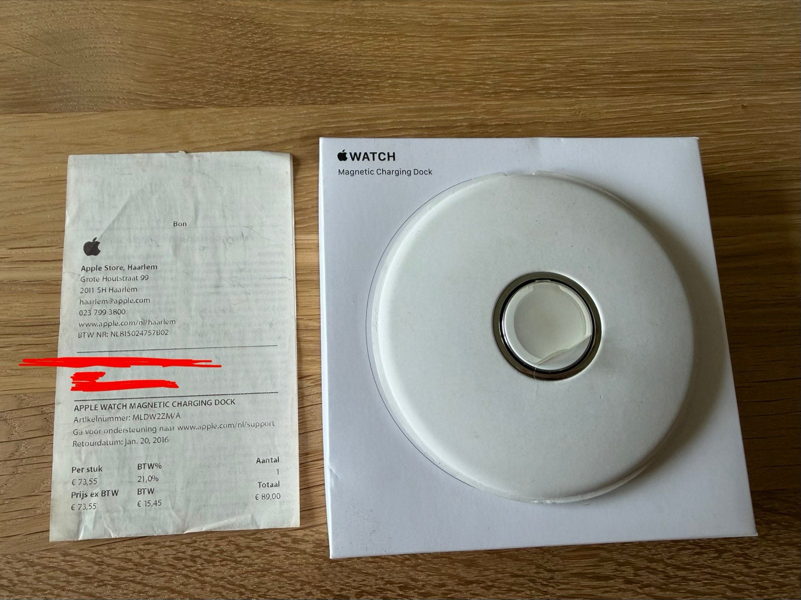 Apple Watch Magnetic Charging Dock - Zo goed als nieuw, Ophalen of Verzenden, Zo goed als nieuw, Overige typen, Apple