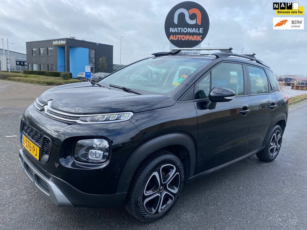 Citroen C3 Aircross 2021 * 1.2 PureTech Feel * LED * CLIMA *, Gebruikt, Euro 6, 1199 cc, Zwart