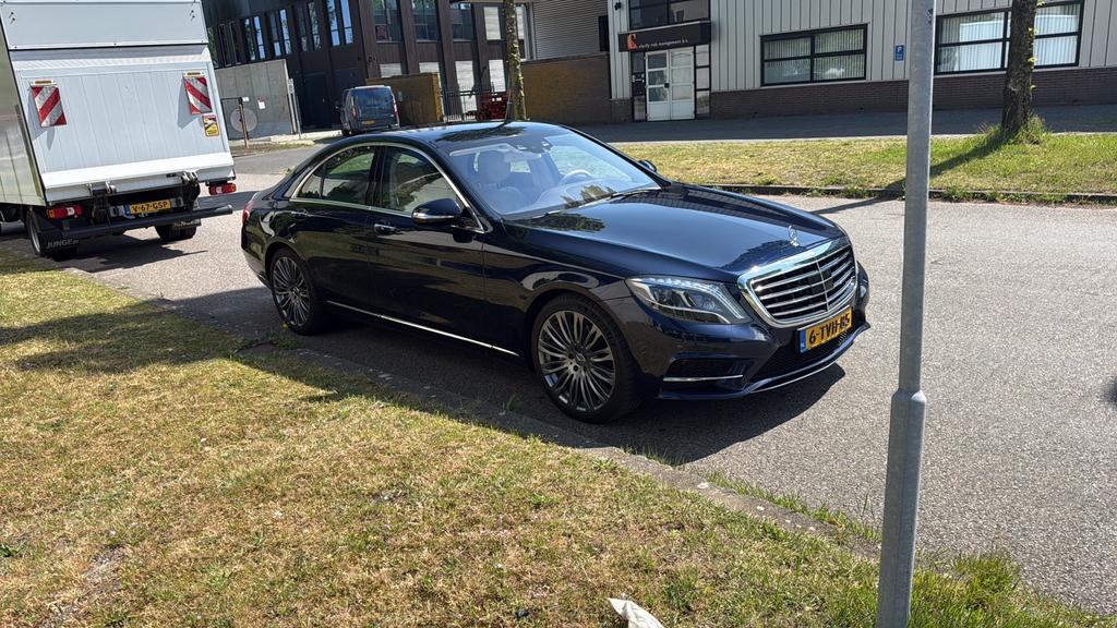 Mercedes-Benz S-Klasse 3.0 CDI S350 Bluetec 4MATIC AUT 2014, Auto's, Mercedes-Benz, Automaat, Blauw, 2987 cc, Diesel