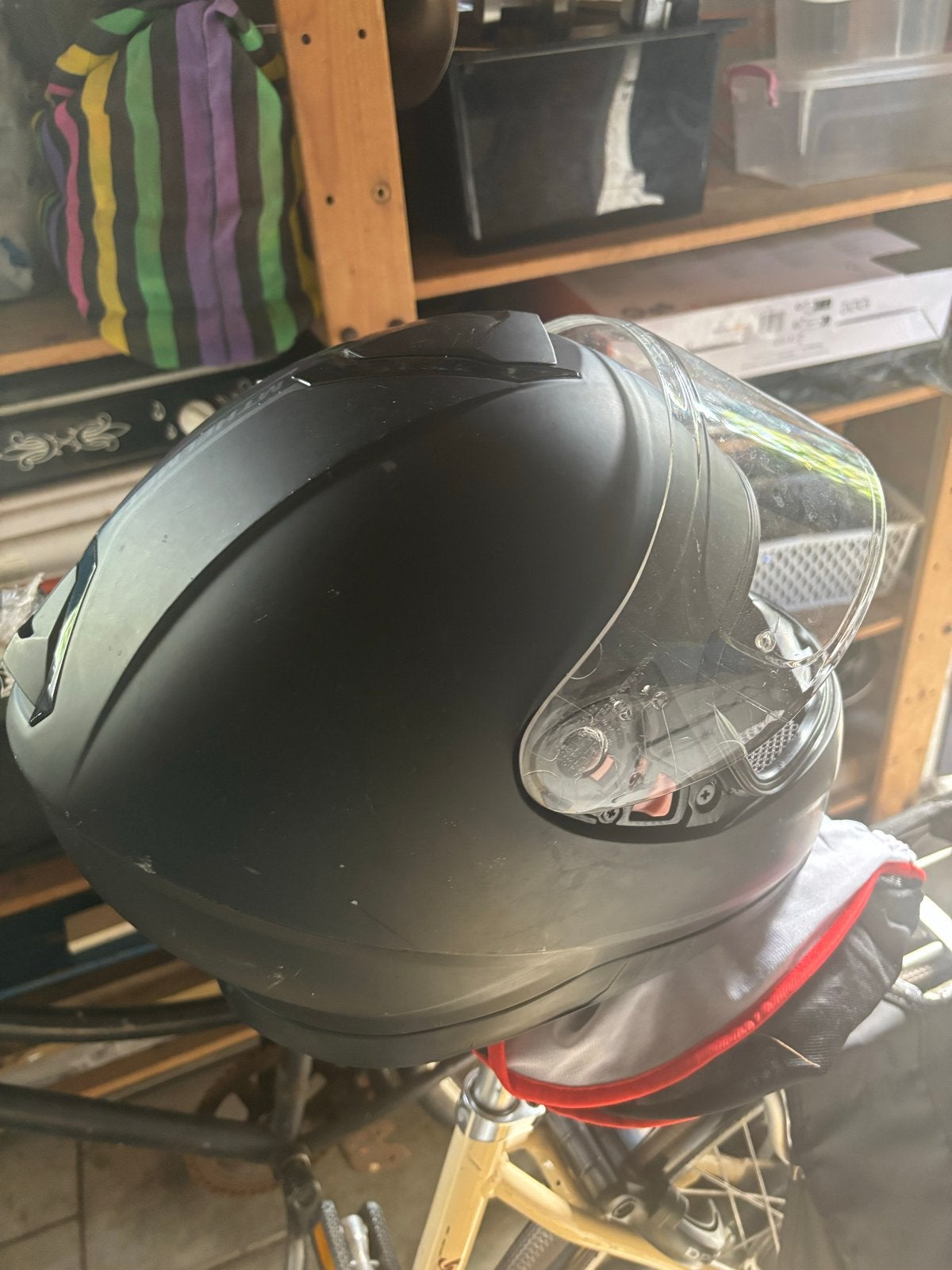 MT Helm Integraalhelm - Maat XXL - Mat Zwart, Motoren, Heren, Tweedehands, Ophalen, Overige merken