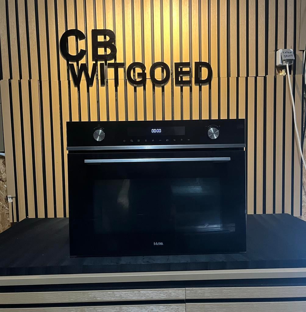 Luxe Etna combi oven magnetron, Ophalen, Zo goed als nieuw, Oven met grill, Inbouw