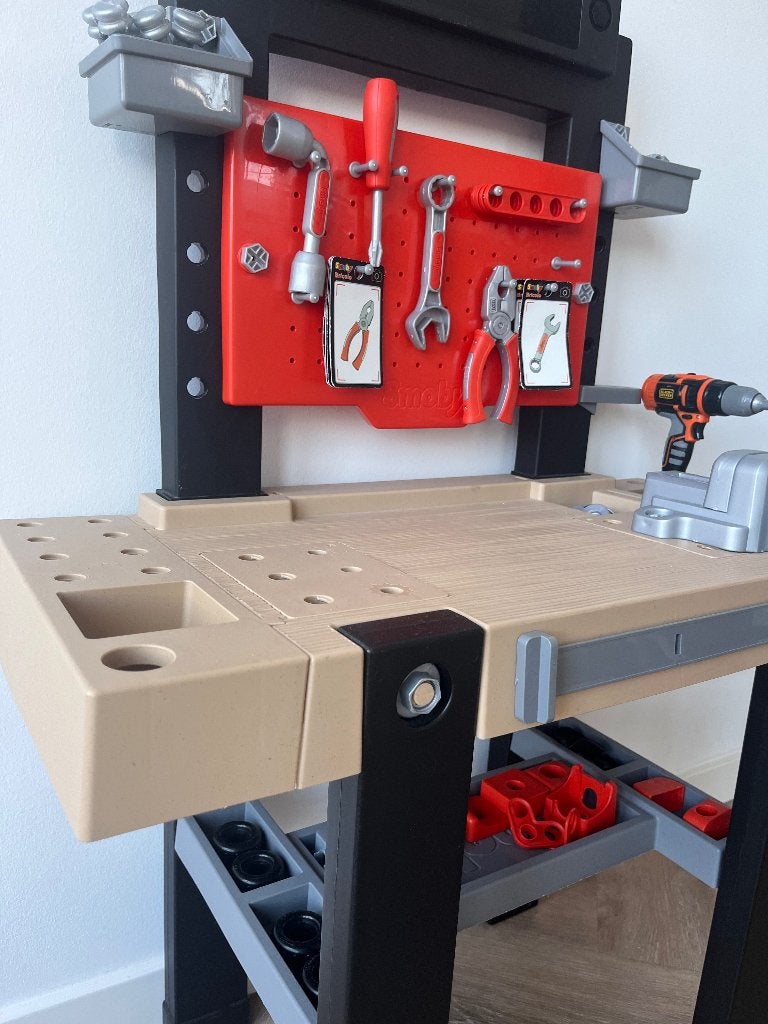 Werkbank Black & Decker (Smoby), Ophalen, Gebruikt