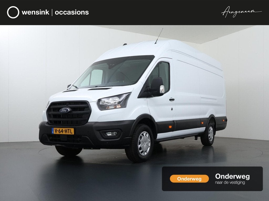 Ford Transit 350 | 2.0 TDCI | L4 H3 | TREND | RWD | 2-ZITS |, Auto's, Bestelauto's, 4 cilinders, 129 pk, 2800 kg, Wit
