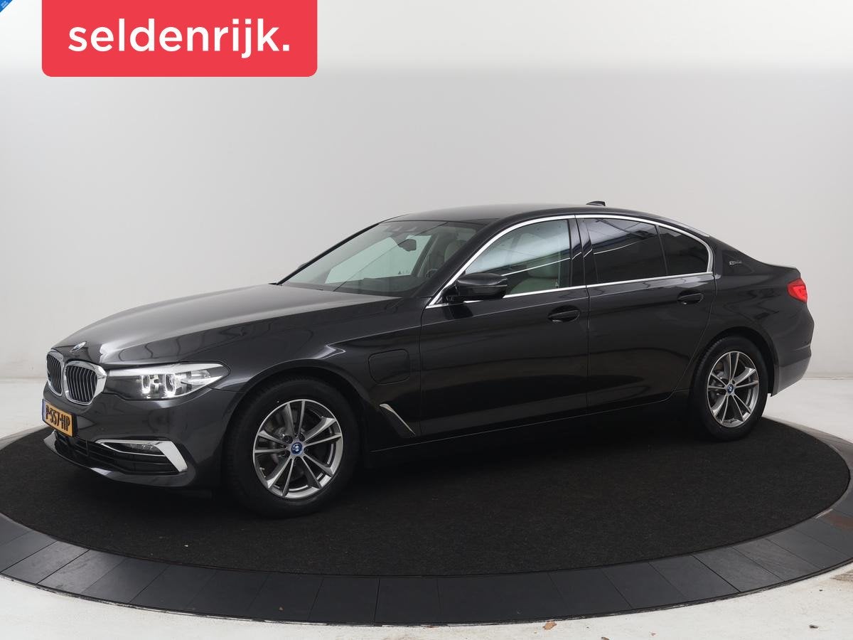 BMW 5-serie 530e iPerformance High Executive | Leder | Elekt, Auto's, Automaat, Achterwielaandrijving, 4 cilinders, 252 pk