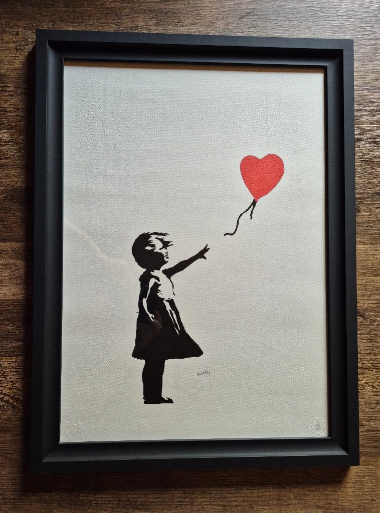 Banksy Lithografie offset 50x70 cm POW-editie, Antiek en Kunst, Ophalen of Verzenden