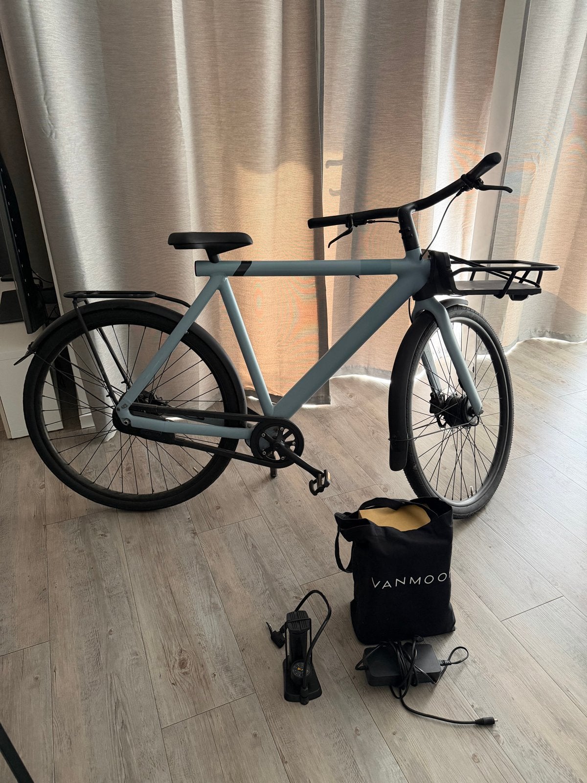 VanMoof S3 (Light Blue) Accu defect, voor onderdelen/klusser, Ophalen, Gebruikt, Vanmoof