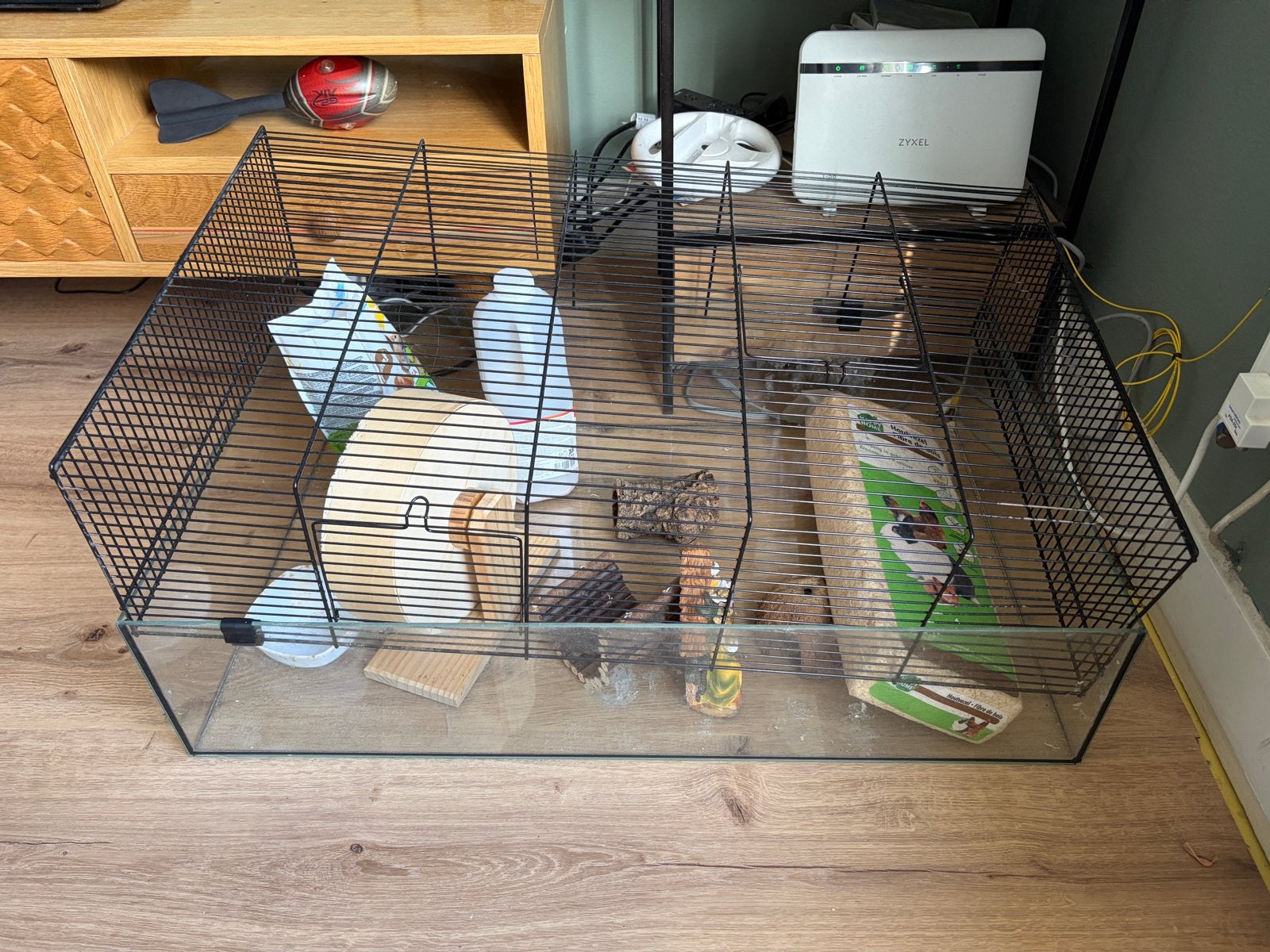 Hamsterkooi, Ophalen, Gebruikt