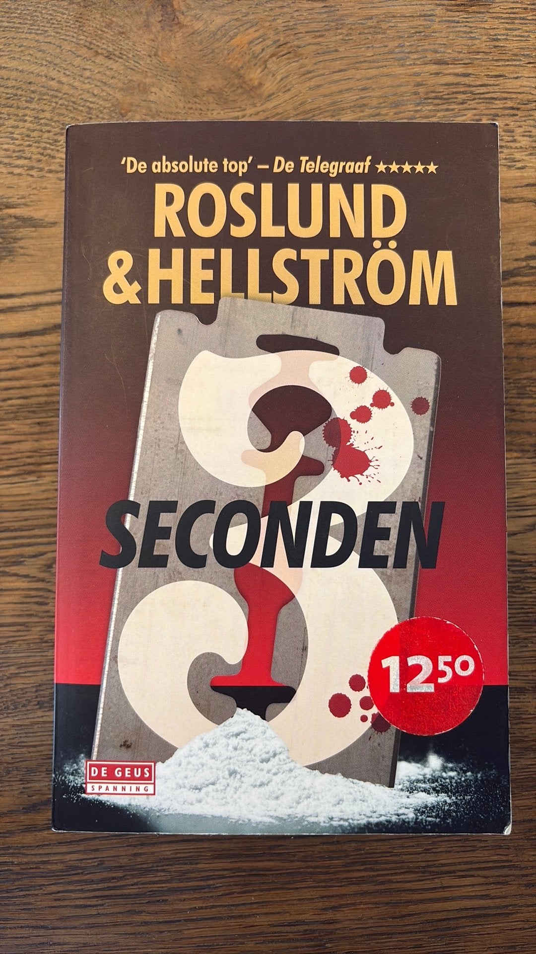 Anders Roslund - Drie seconden, Boeken, Ophalen of Verzenden, Zo goed als nieuw, Anders Roslund; Börge Hellström