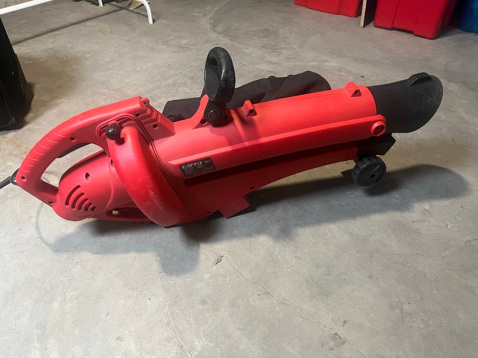 Gamma BR-3 Bladblazer 2000W - Elektrisch, Gebruikt, Handgedragen, Ophalen of Verzenden, Met opvangzak