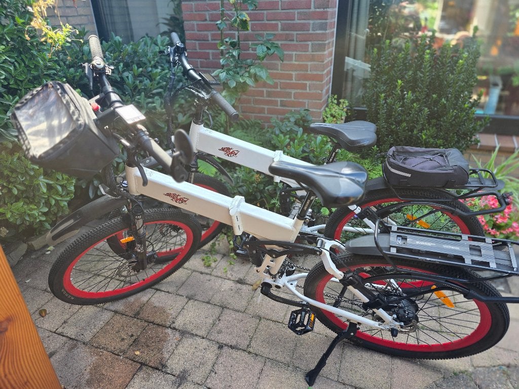 Uniek: 2x Raptor Elektrische én opvouwbare mountainbikes, Overige merken, Gebruikt, Fully, Ophalen of Verzenden