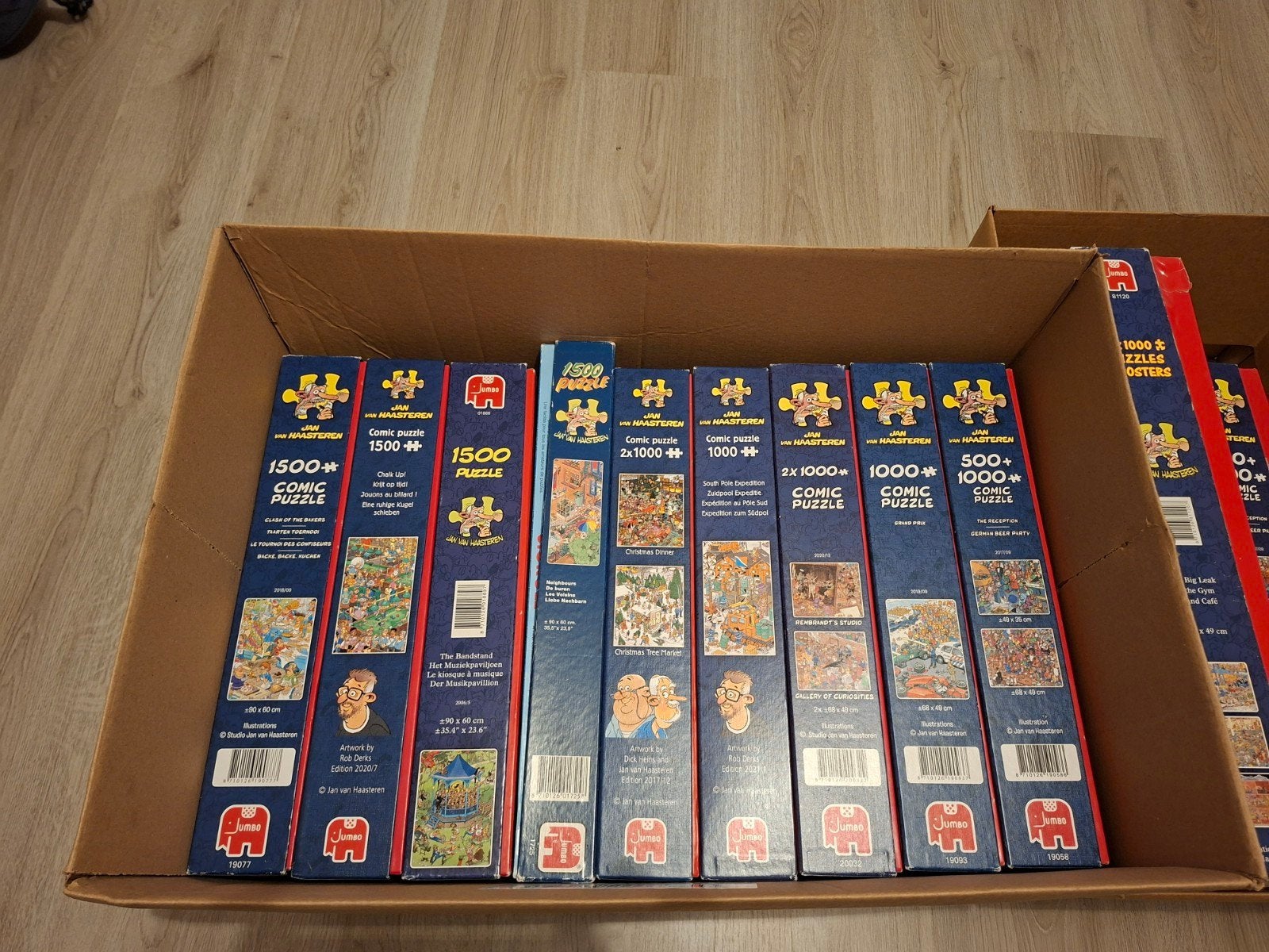 Jan van Haasteren RUILEN, Ophalen, 500 t/m 1500 stukjes, Gebruikt, Legpuzzel