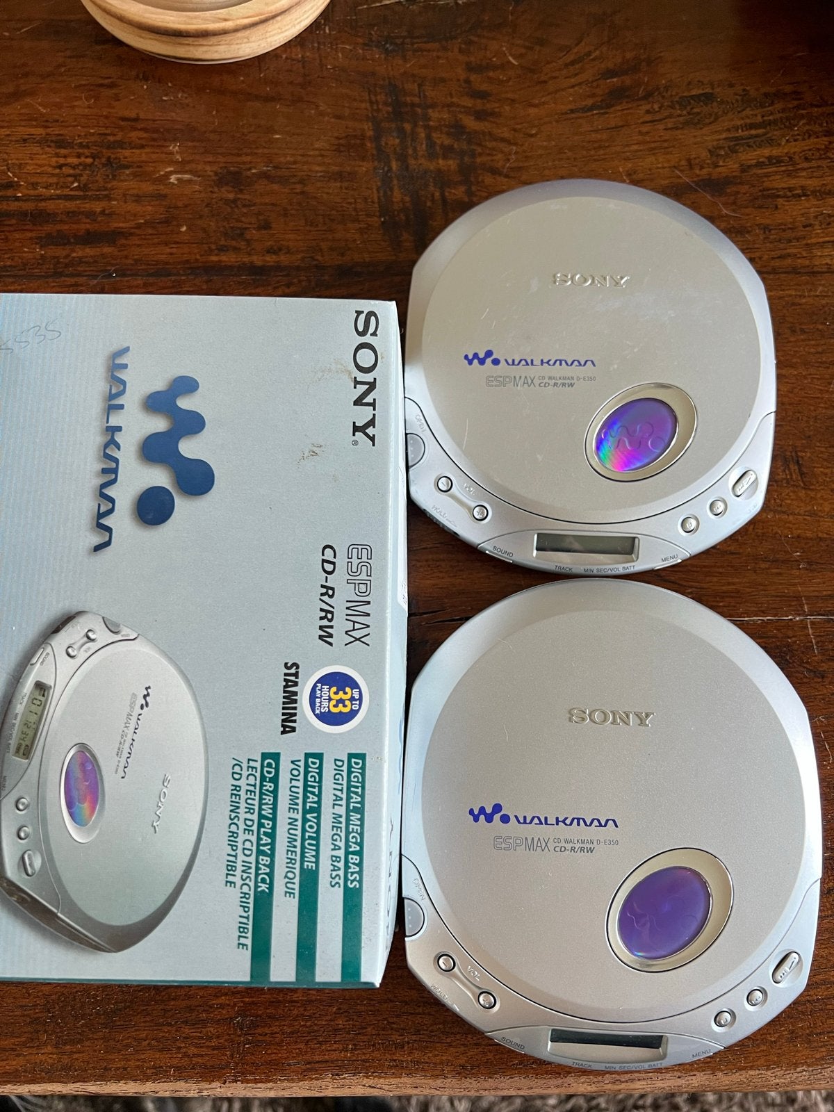 Sony Walkman Discman 2stuks, Audio, Tv en Foto, Walkmans, Discmans en Minidiscspelers, Ophalen of Verzenden, Discman