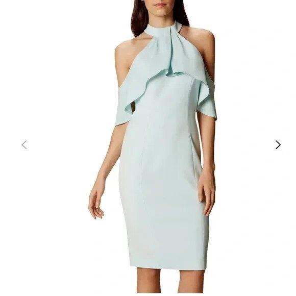Karen Millen mint jurk maat 16/44 oksel tot oksel 52 cm, Kleding | Dames, Karen Millen, Maat 42/44 (L), Ophalen of Verzenden, Zo goed als nieuw