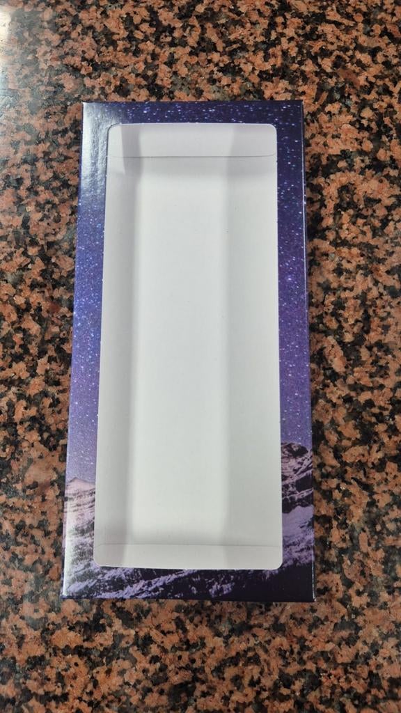 915x Chocoladereep doosjes met venster – nieuw, Ophalen of Verzenden, Nieuw, Bakvorm