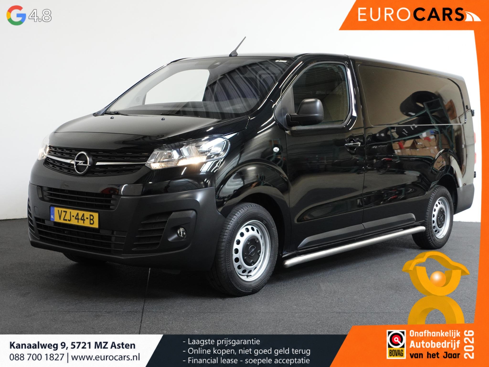 Opel Vivaro 2.0 CDTI 145 pk L3H1 Edition 3-zits Automaat Air, Gebruikt, Euro 6, 4 cilinders, Zwart