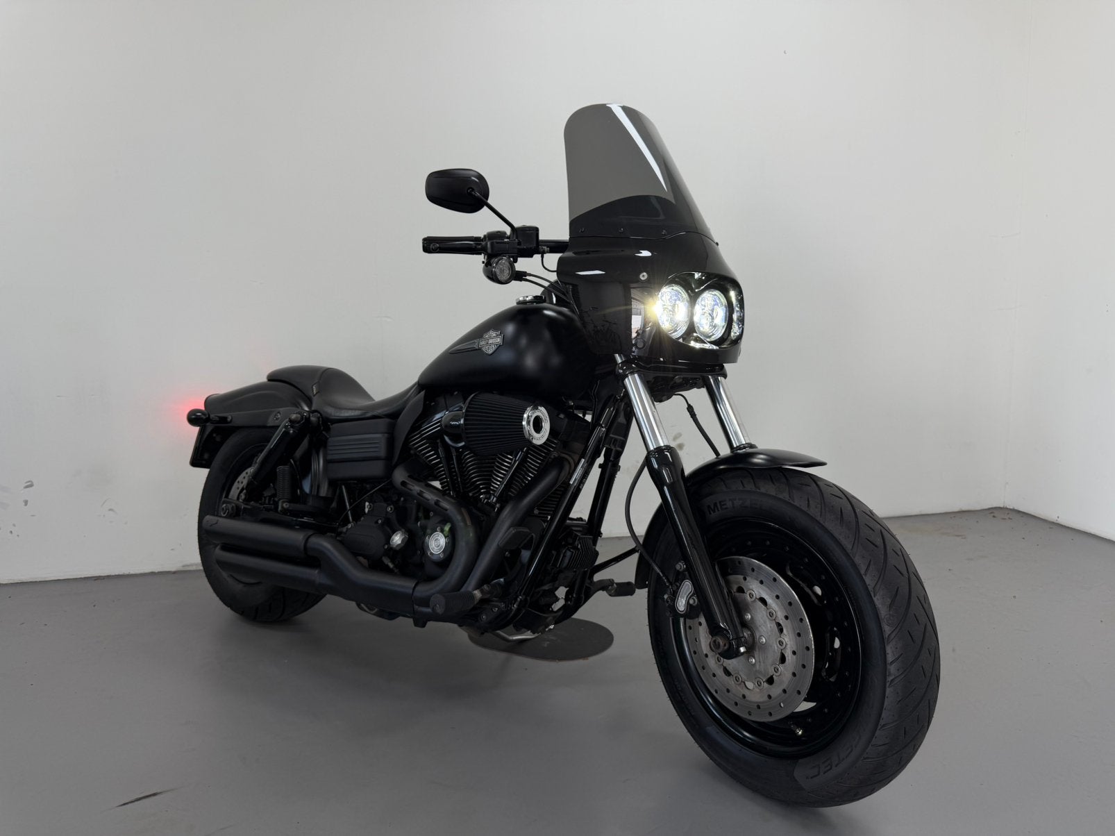 Harley-Davidson Fat Bob FXDF Custom Black 2009 | 5HD | TOPST, Occasion, Chopper, Bedrijf, ABS