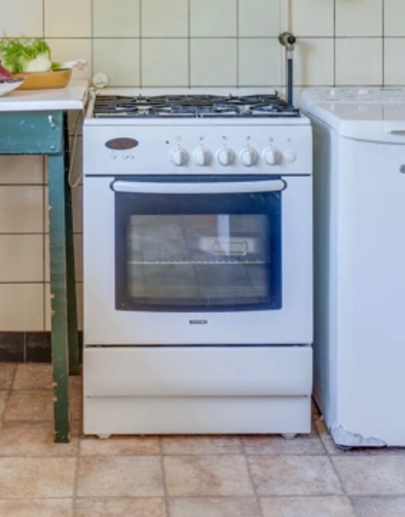 Gasfornuis met oven, Ophalen, Gebruikt, 4 kookzones, Gas