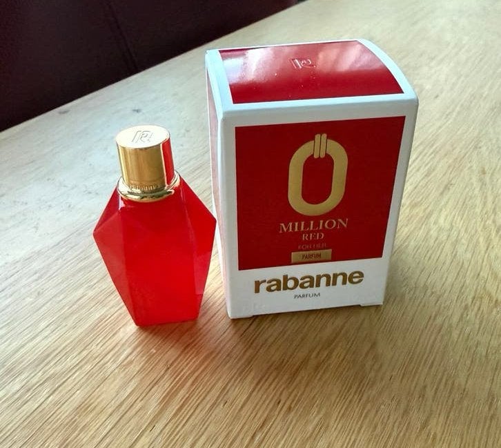 Rabanne Million Red For Her Parfum miniatuur 5ml nieuw, Verzamelen, Ophalen of Verzenden, Nieuw, Miniatuur, Gevuld