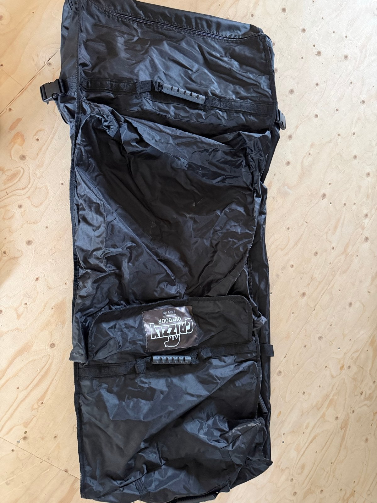 Grizzly Outdoor Easy Up Opbergtas met wielen 6x3, Ophalen of Verzenden, Gebruikt